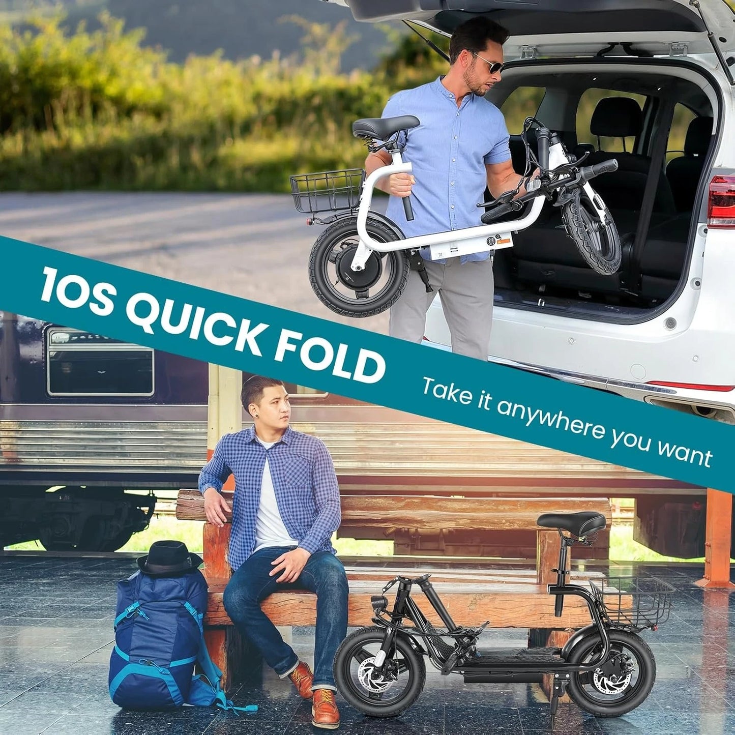 Peak 560W Electric Scooter Adults, 15Miles Range