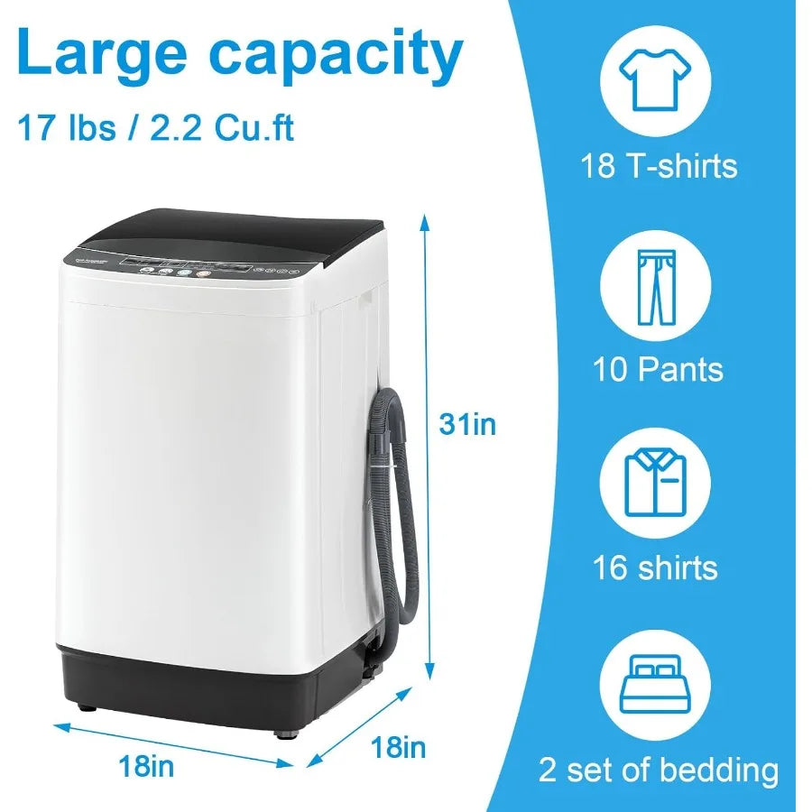 17LBS Fully Automatic Portable Washing Machine