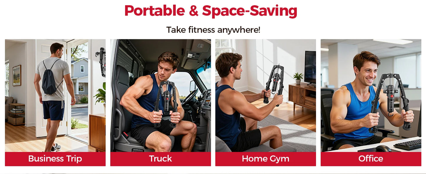 Full Body Power Trainer with Hydraulic Resistance