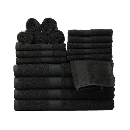 18 Piece 100% Cotton Towel Set