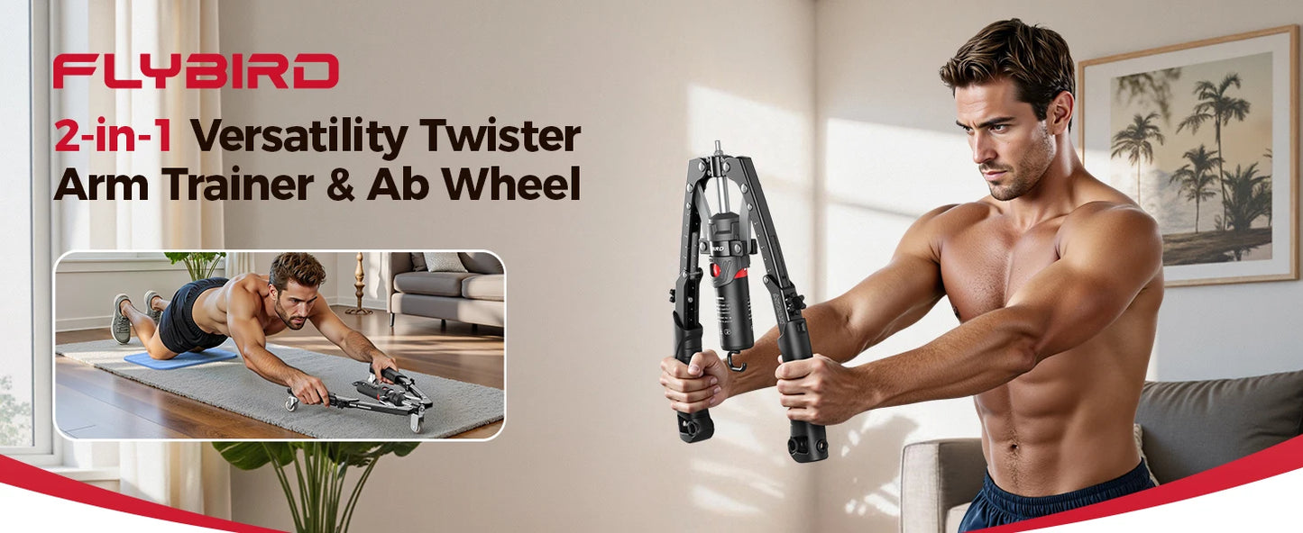 Full Body Power Trainer with Hydraulic Resistance