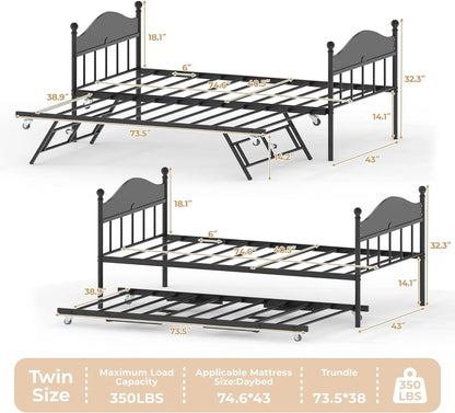 Heavy Duty Metal Platform Bed Frame