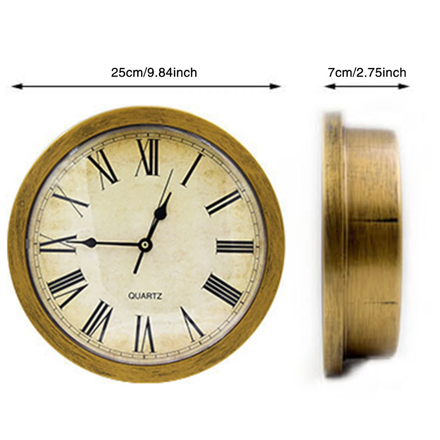 Hidden Safes Wall Clock with Secret Compartment Simple
