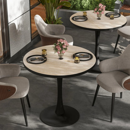 Leisure Round Coffee Table for 2-3 People