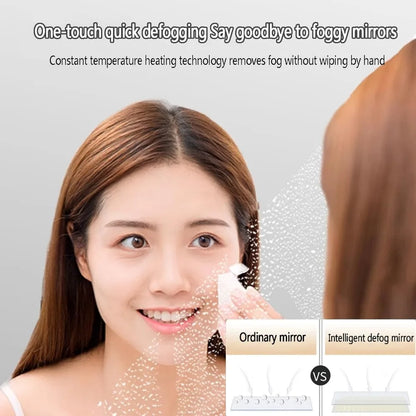 Medicine cabinet with HD mirror and anti-fog