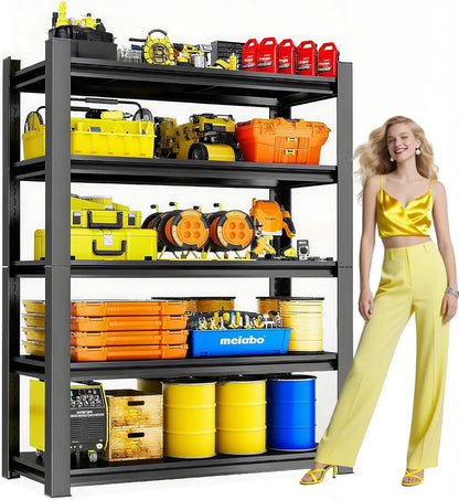 Heavy Duty 5-Tier Steel Garage Shelving Unit