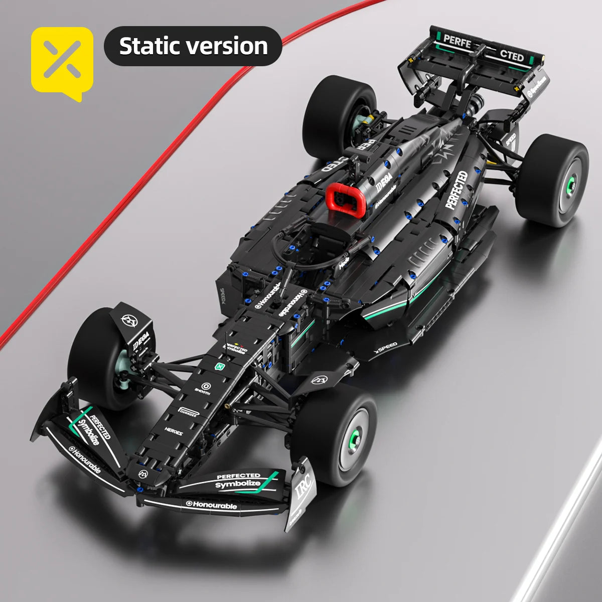 1724PCS Formula Racing Building Block Toy