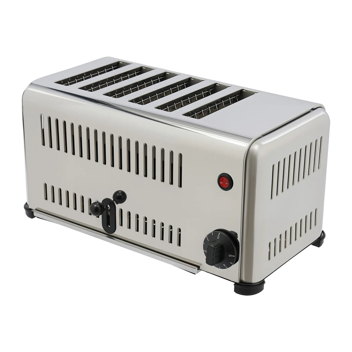 6 Slice Wide Slot Stainless Steel Toaster