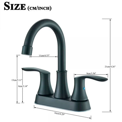 Black Bathroom Sink Vanity Faucet