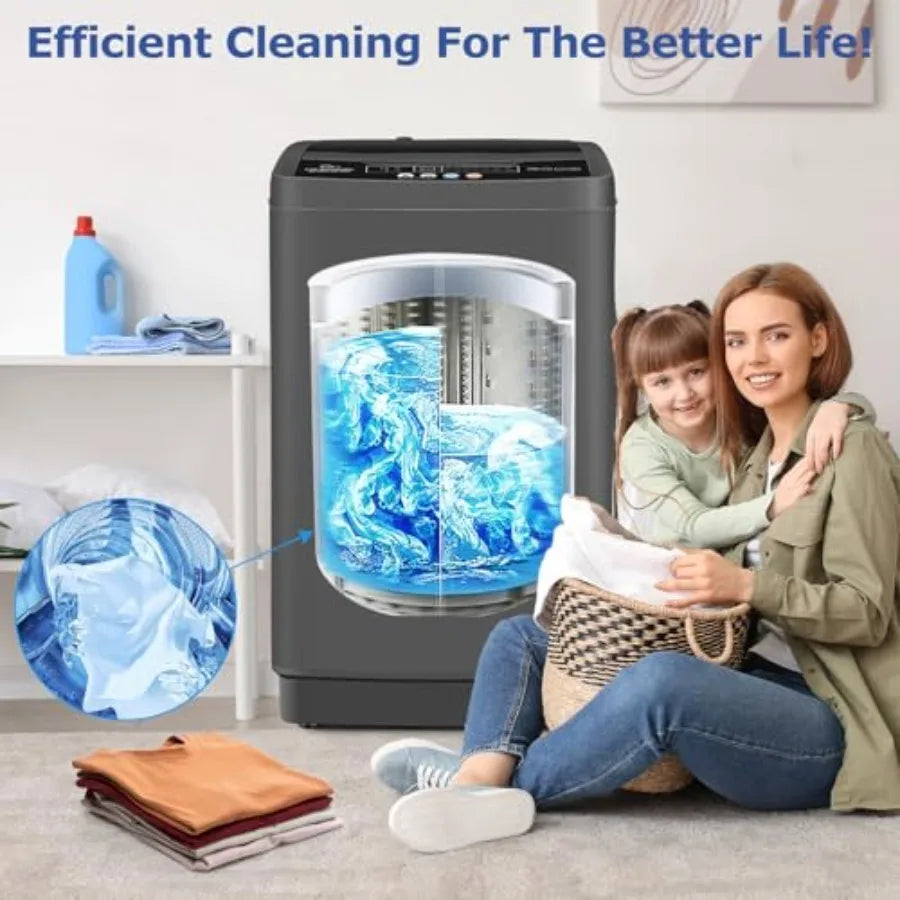 20Lbs Capacity Full-Automatic Washer and Dryer Combo