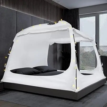 80% Blackout, Twin to King Sized Canopy Tents: