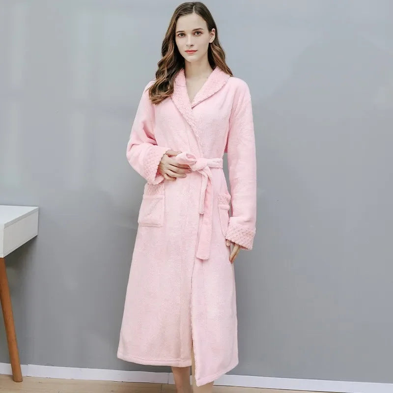 Bath Bathrobes Men Women Pajamas Shower Robe Bath Towels