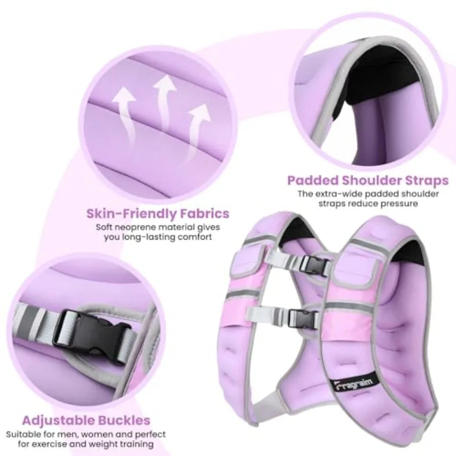 Adjustable Weighted Vest for Women Men 14-18lb