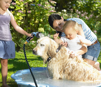 3/4 in. x 50 ft.   Expandable Garden Hose with 7 Function Spray Nozzle