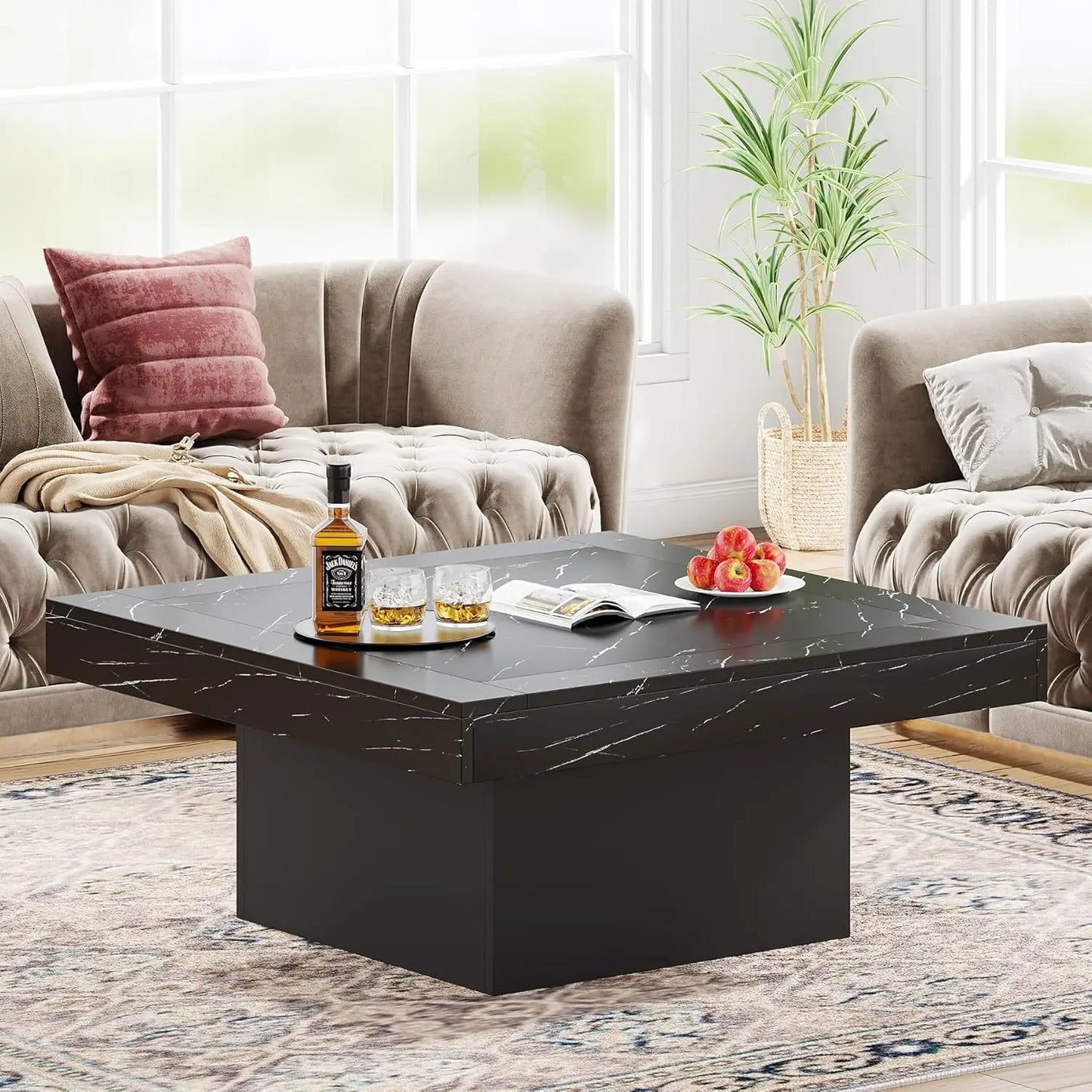 Coffee Table with LED lighting