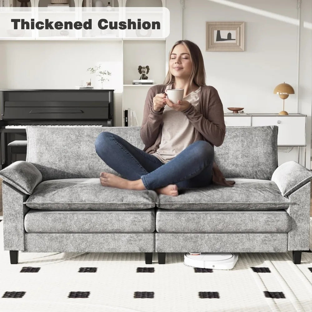 Modular Sectional Loveseat Sofa