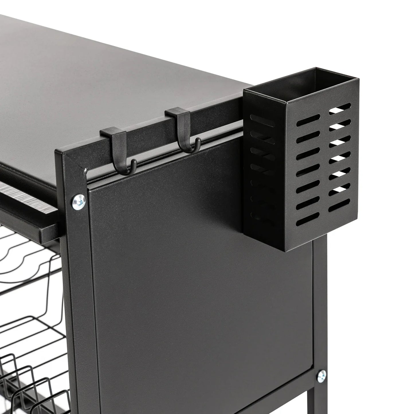 Large 2-Tier Dish Drainer with Cutlery Holder