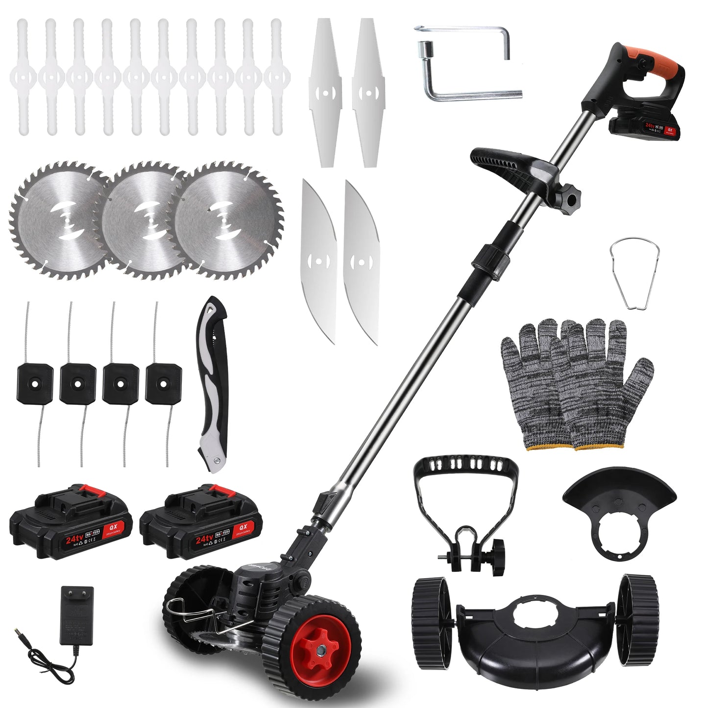 Electric Lawn Mower Cordless Grass Trimmer