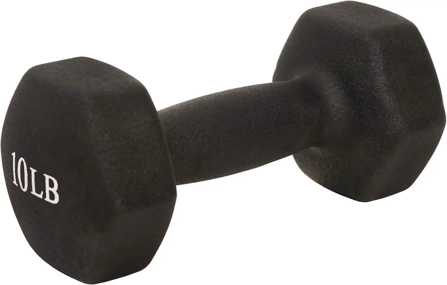 10-bls. Neoprene Coated Hex Dumbbells