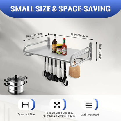 Stainless-Steel Heavy-Duty Kitchen Organizer Rack