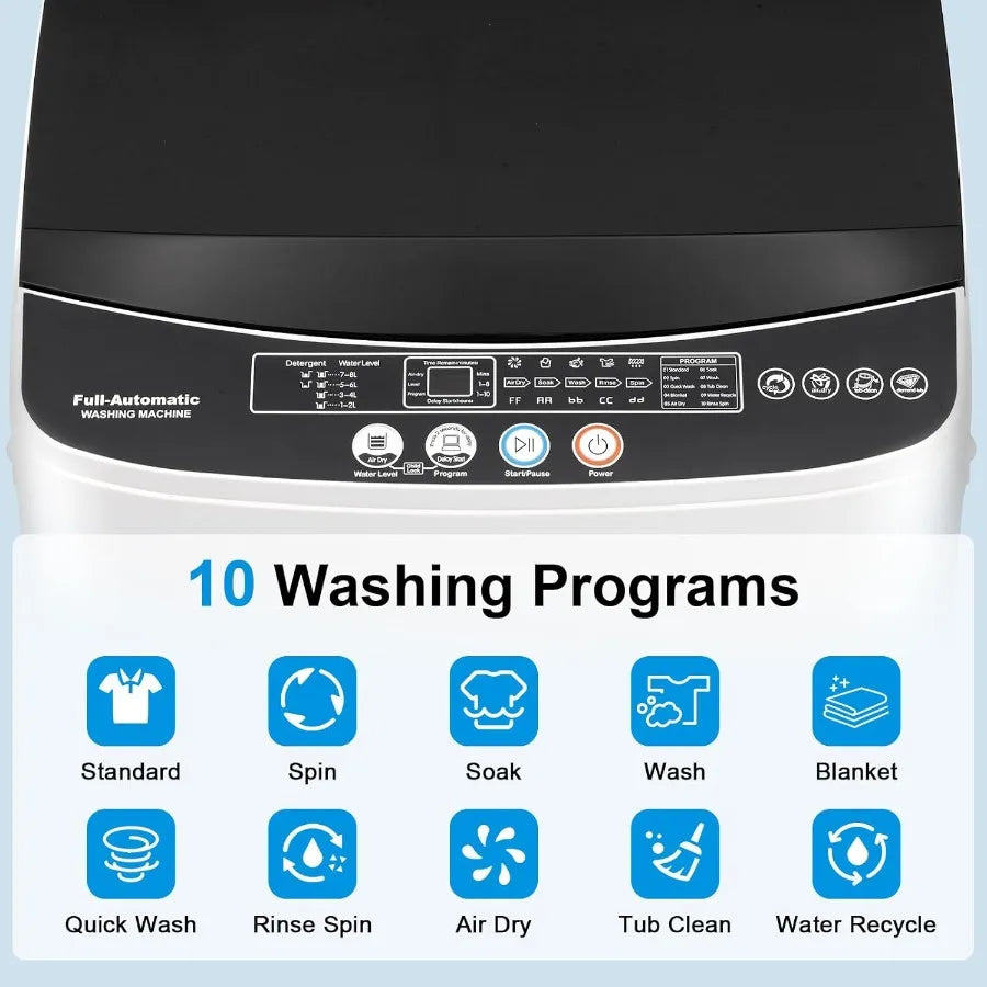17LBS Fully Automatic Portable Washing Machine