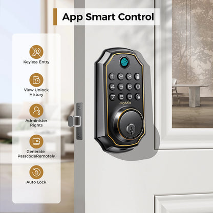 5-in-1 Keyless Entry Door Lock with Keypad