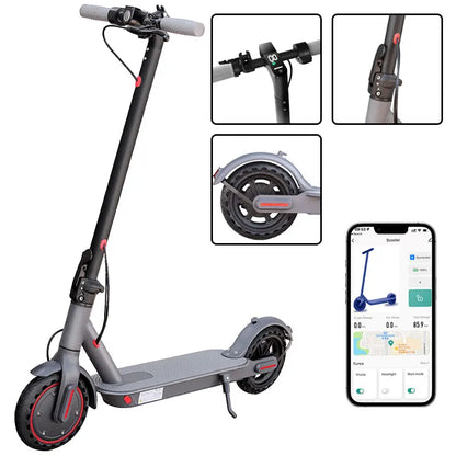 350W 19mph waterproof Electric Scooter with Shock-absorbing