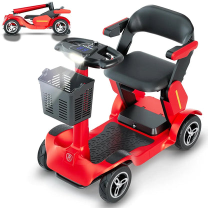 Scooter, Electric Powered Wheelchair with 35Mile Long Range