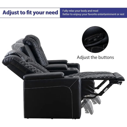 Electric Power Recliner Chairs with USB Ports and Cup Holders