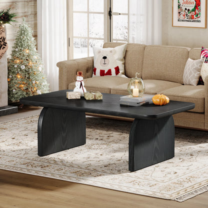 47.24-Inch Tribesigns Farmhouse Rectangular Coffee Table
