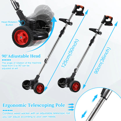 Electric Lawn Mower Cordless Grass Trimmer