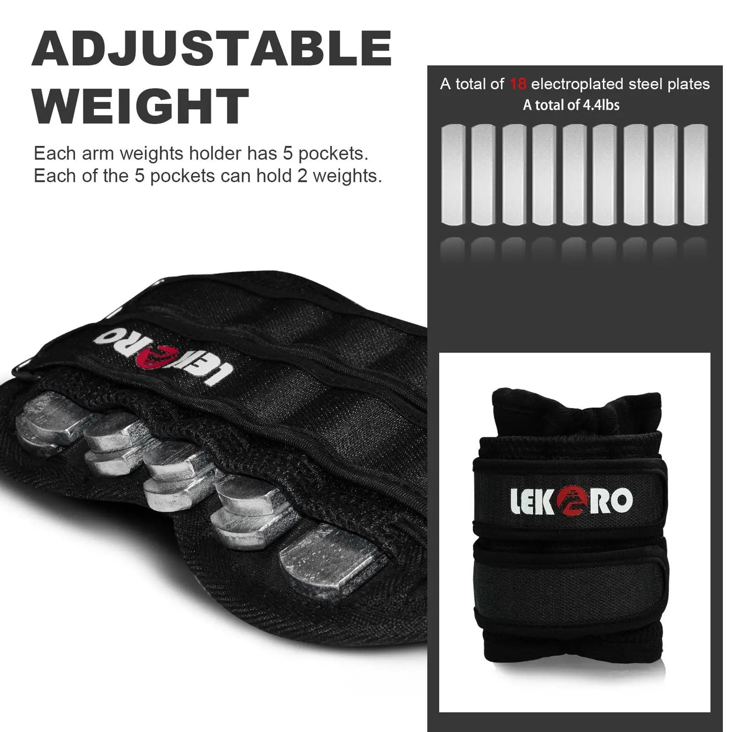 Adjustable Wrist Ankle Weights for Men and Women