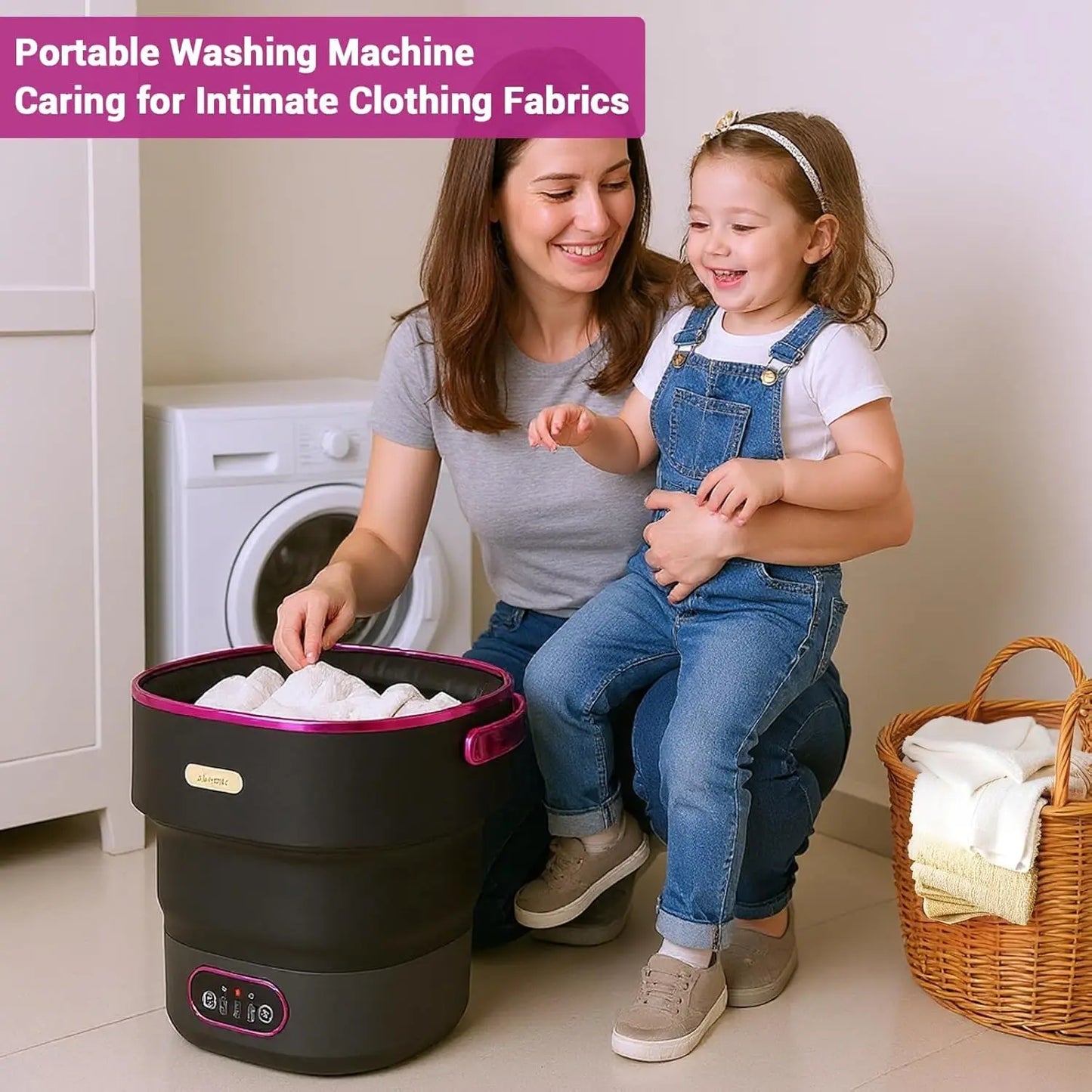 13L Portable Washer 3 Cleaning Modes