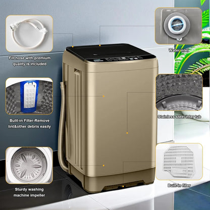2.3 Cu. Ft. Customizable Portable Washing Machine Program