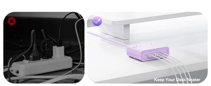 Power Strip 8-in-1 Desktop Charging Station