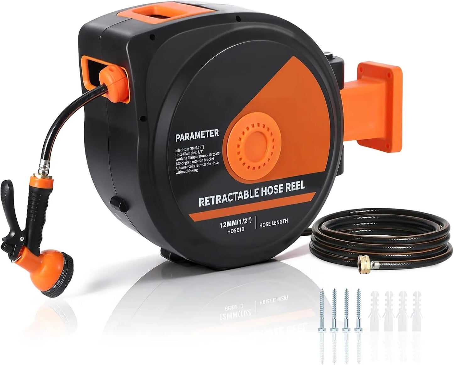 Retractable Wall Mounted Heavy Duty Garden Hose