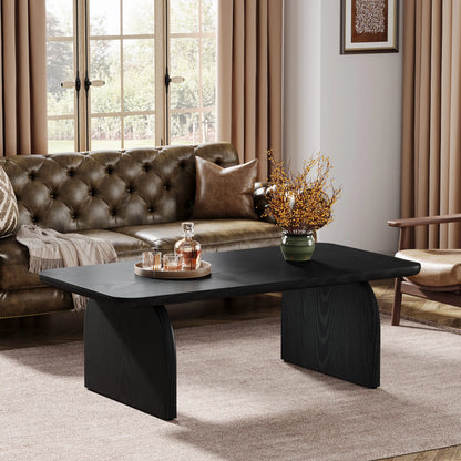 47.24-Inch Tribesigns Farmhouse Rectangular Coffee Table