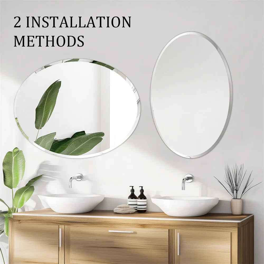 Beveled Edge Bathroom Vanity Mirror