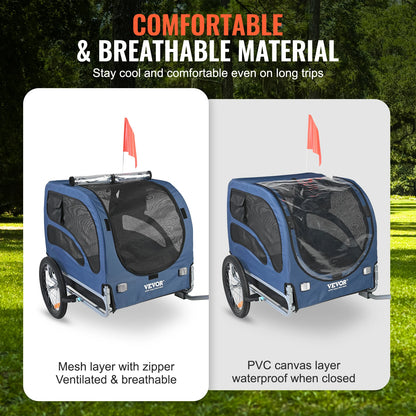 100lbs Pet Cart Bicycle Carrier Trailer