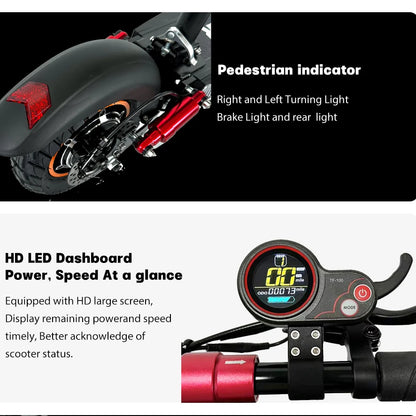 10-Inch Wheels Dual Suspension Foldable Electric Scooter