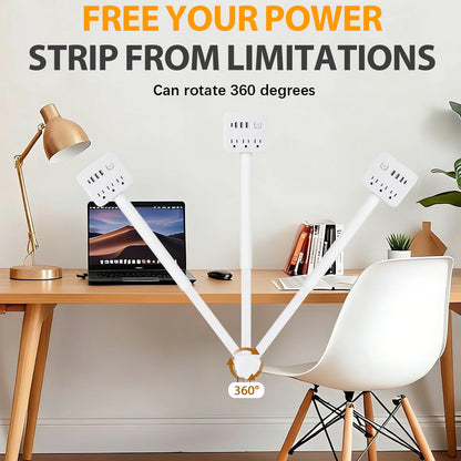 3 Style Retractable Sockets Adjustable Electrical Outlet Extender