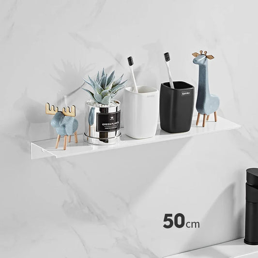 30/40/50CM Bathroom Shelf Aluminum Floating Shelves