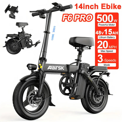Electric Bike for Adults with 40Miles 25MPH Commuting