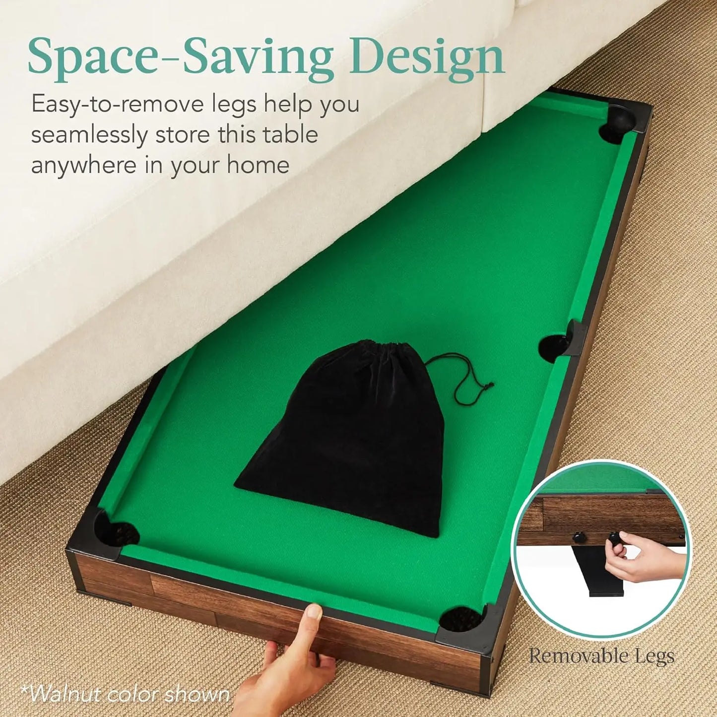 40in Pool Arcade Game Table for Living Room