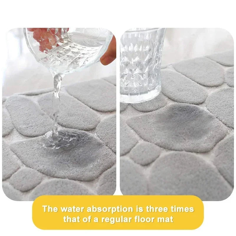 Bathmats Nonslip Soft Quick Dry Machine Washable