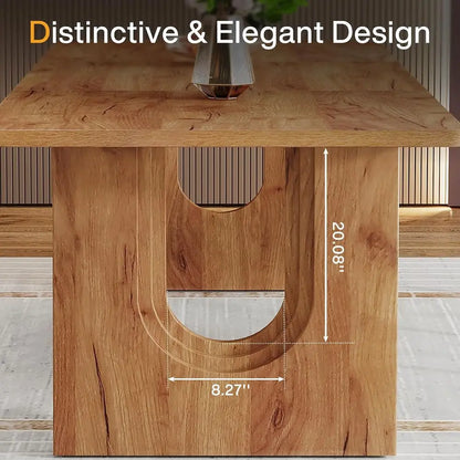 71" Large Kitchen Dining Table
