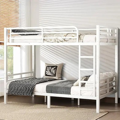 Twin XL Over Twin XL Bunk Bed Frame for Adults/Teens