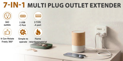 3 Style Retractable Sockets Adjustable Electrical Outlet Extender