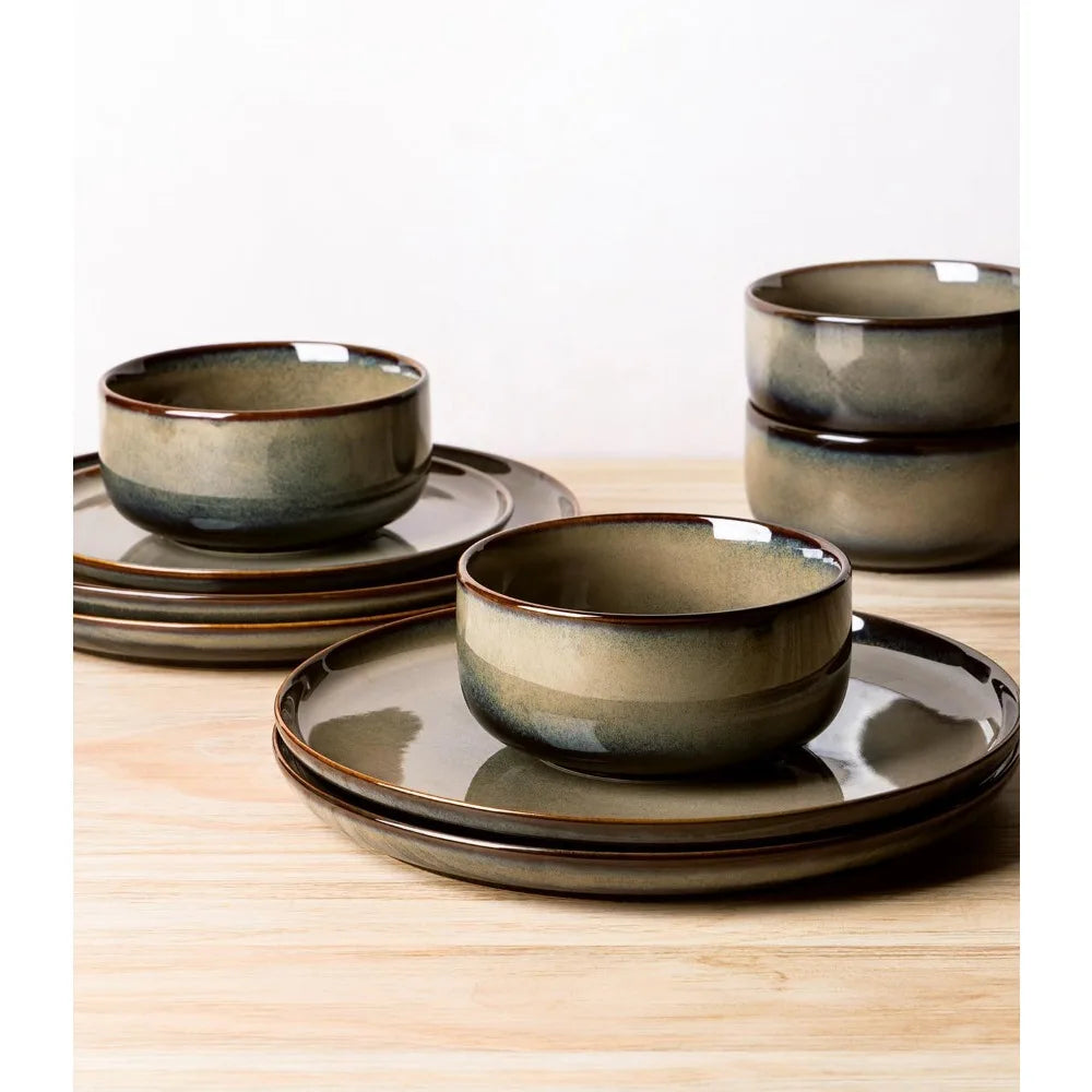 Handcrafted Terra Ceramic Dinnerware Set