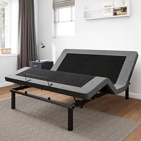 Queen Size Adjustable Bed Frame with Adjustable Legs